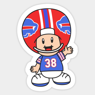 Mark Kelso Cartoon Sticker